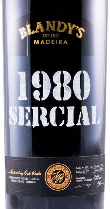 1980 Madeira Blandy's Sercial Vintage