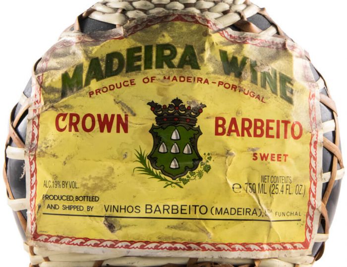Madeira Barbeito Crown Sweet (wicker flask)