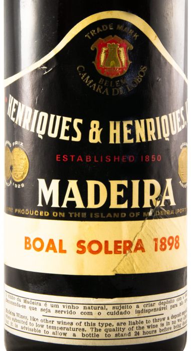 1898 Madeira Henriques & Henriques Boal Solera