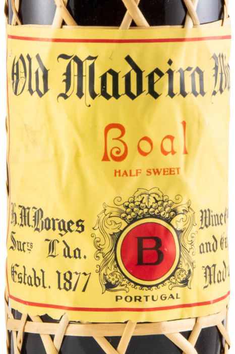 Madeira H. M. Borges Boal (wicker bottle)