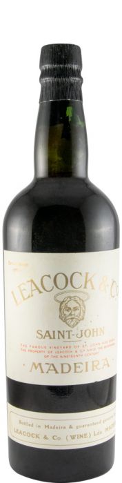 Madeira Leacock's's Saint John (garrafa empalhada)