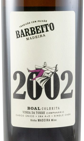 2002 Madeira Barbeito Vinha da Torre Boal Colheita 50cl