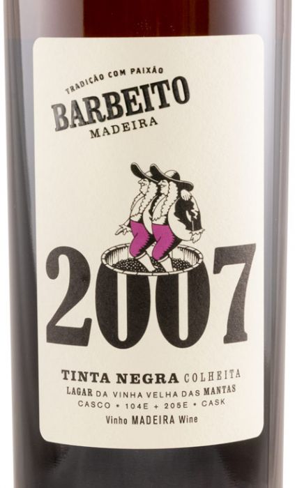 2007 Madeira Barbeito Vinha Velha das Mantas Tinta Negra Colheita 50cl
