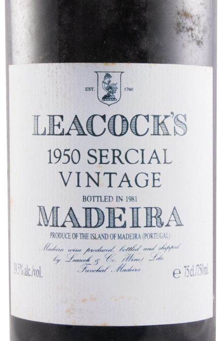 1950 Madeira Leacock's Sercial