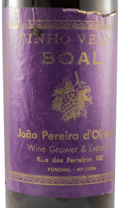 1908 Madeira D'Oliveiras Boal (rótulo roxo)