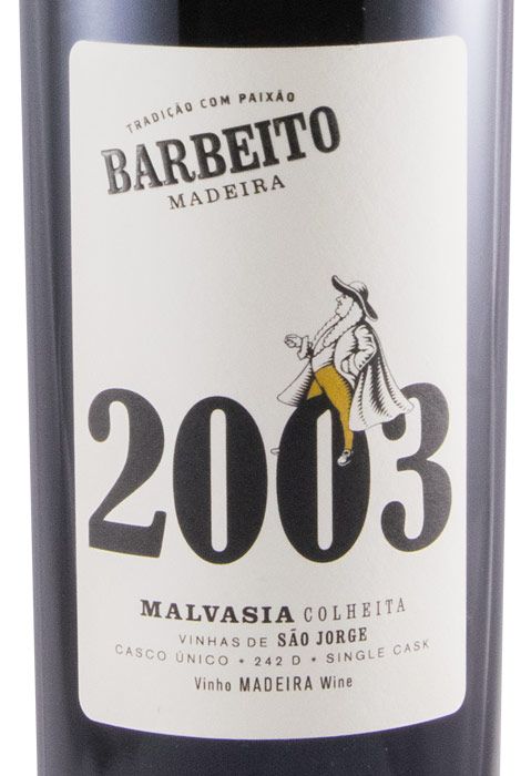 2003 Madeira Barbeito Malvasia 50cl