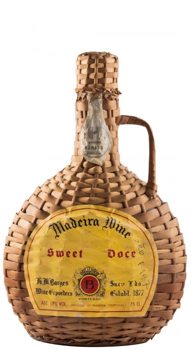 Madeira H. M. Borges Sweet (wicker flask)