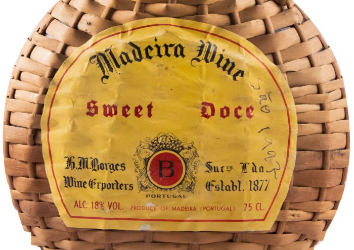 Madeira H. M. Borges Sweet (wicker flask)
