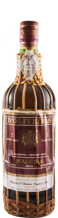 Madeira D'Oliveiras Doce 5 years (wicker bottle)