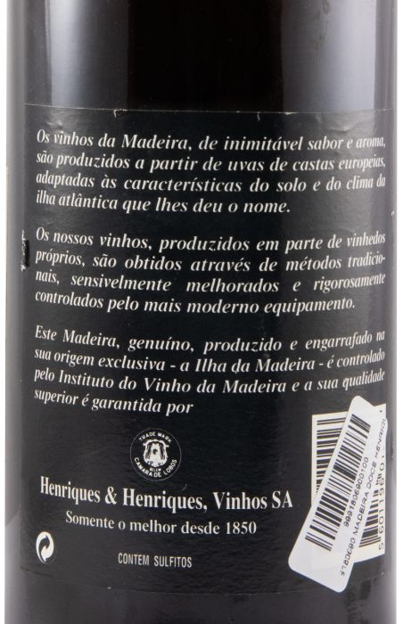Madeira Henriques & Henriques Doce (rótulo preto)