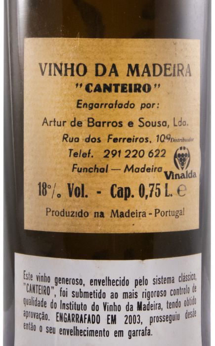 1980 Madeira Artur Barros e Sousa Sercial Canteiro