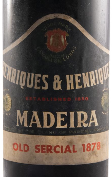 1878 Madeira Henriques & Henriques Old Sercial