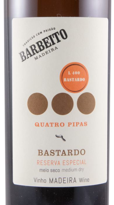 Madeira Barbeito Quatro Pipas Bastardo Special Reserve 50cl