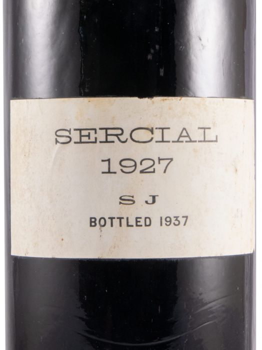 1927 Madeira Leacock's Sercial S.J. (engarrafado em 1937)
