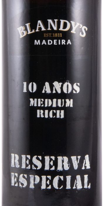 Madeira Blandy's Reserva Especial Meio Doce 10 anos 50cl