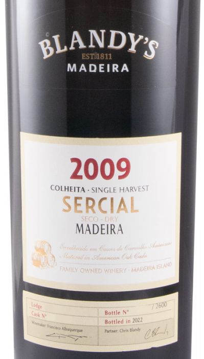 2009 Madeira Blandy's Sercial