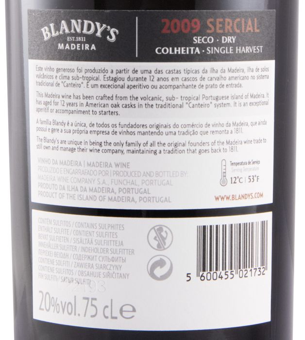 2009 Madeira Blandy's Sercial