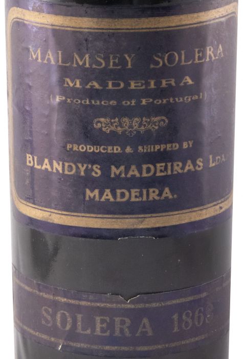 1863 Madeira Blandy's Malmesey Solera