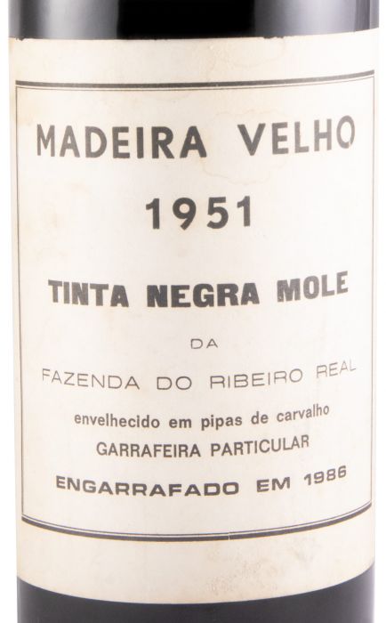 1951 Madeira Fazenda do Ribeiro Real Tinta Negra Mole