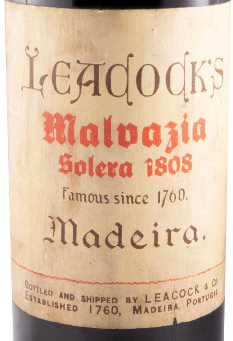 1808 Madeira Leacock's Malvasia Solera