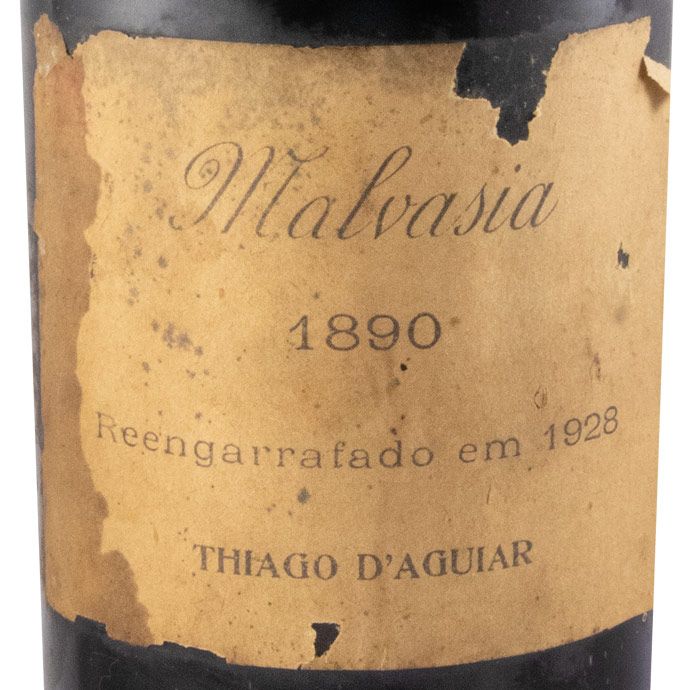1890 Madeira Thiago D'Aguiar Malvasia (re-bottled in 1928)