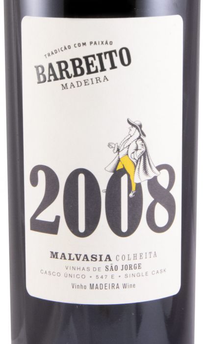 2008 Madeira Barbeito Single Cask Malvasia 50cl