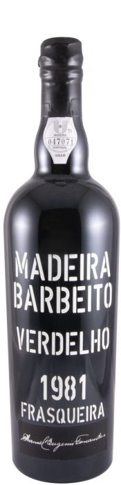 1981 Madeira Barbeito Verdelho Frasqueira