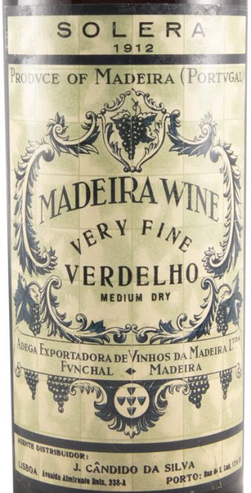 1912 Madeira Adega Exportadora de Vinhos da Madeira Verdelho Solera
