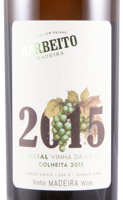 2015 Madeira Barbeito Vinha da Laje Sercial 50cl