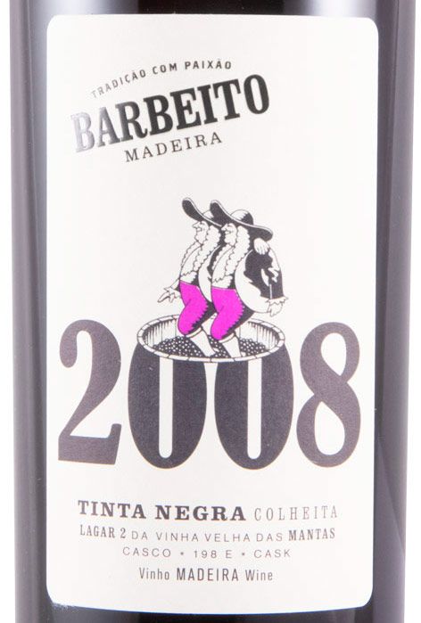 2008 Madeira Barbeito Vinha Velha das Mantas Tinta Negra 50cl