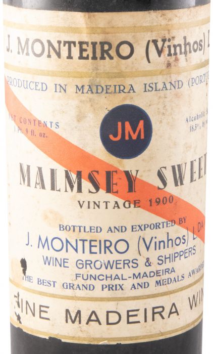 1900 Madeira J. Monteiro Malmsey Doce