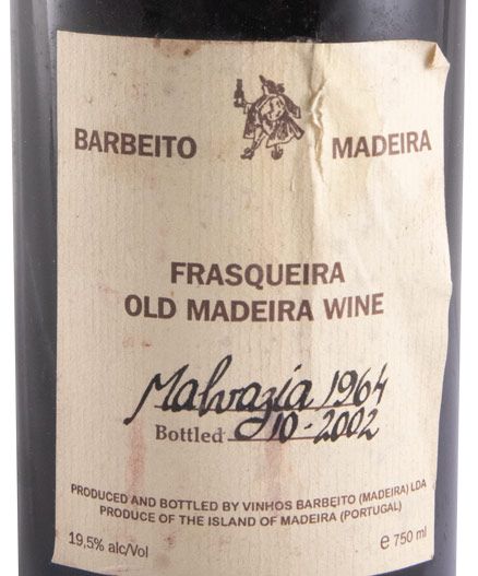 1964 Madeira Barbeito Malvazia Frasqueira