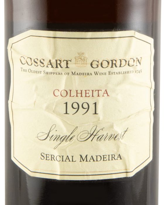 1991 Madeira Cossart Gordon Sercial 50cl