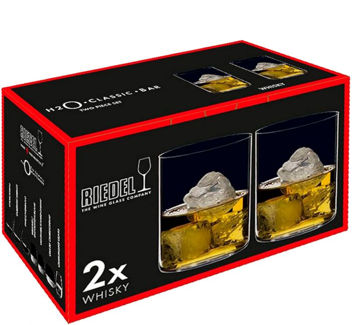 Conjunto Copos Riedel The O Wine Tumbler Whisky H2O (2x43cl)