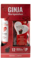 Licor de Ginja Mariquinhas c/12 Copos de Chocolate 50cl