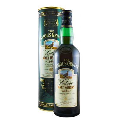 ウイスキー FAMOUS GROUSE Vintage Malt Whisky 1989 BUY] The Famous Grouse 1989 Vintage Malt Whisky | 700ML at