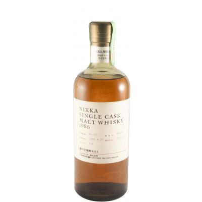 1986 Nikka Single Cask N.º 80283 Lote 23 (bottled in 2008)