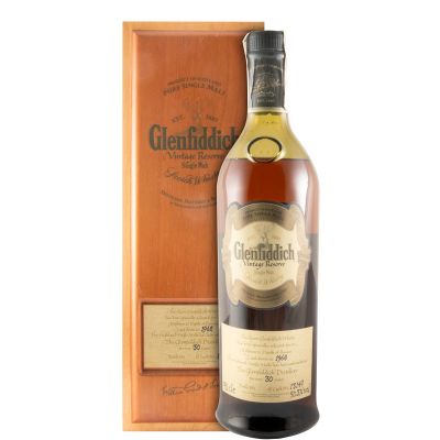 1968 Glenfiddich Vintage Reserve Cask N.º 13147 30 years