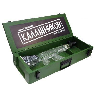 KALASHNIKOV VODKA AK-47ボトルセット 未開封　現在非売品 KALASHNIKOV VODKA AK-47ボトルセット 未開封 現在非売品