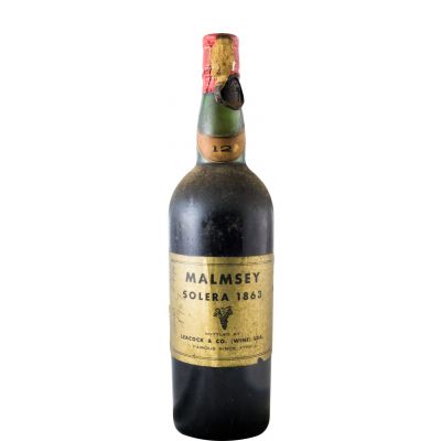 1863 Madeira Malmsey Solera Leacock