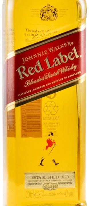 Flask Johnnie Walker Red Label Pocket 20cl