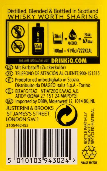 Frasco J&B Pocket 20cl