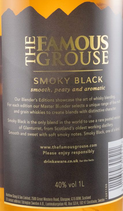 Famous Grouse Smoky Black 1L