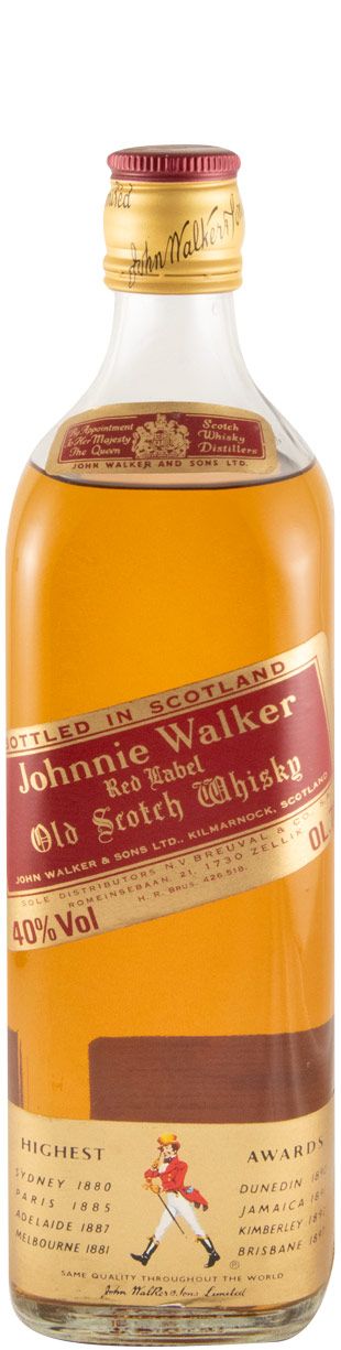 Johnnie Walker Red Label (former label)