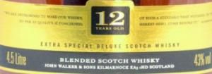 Johnnie Walker Black Label 12 years 4.5L