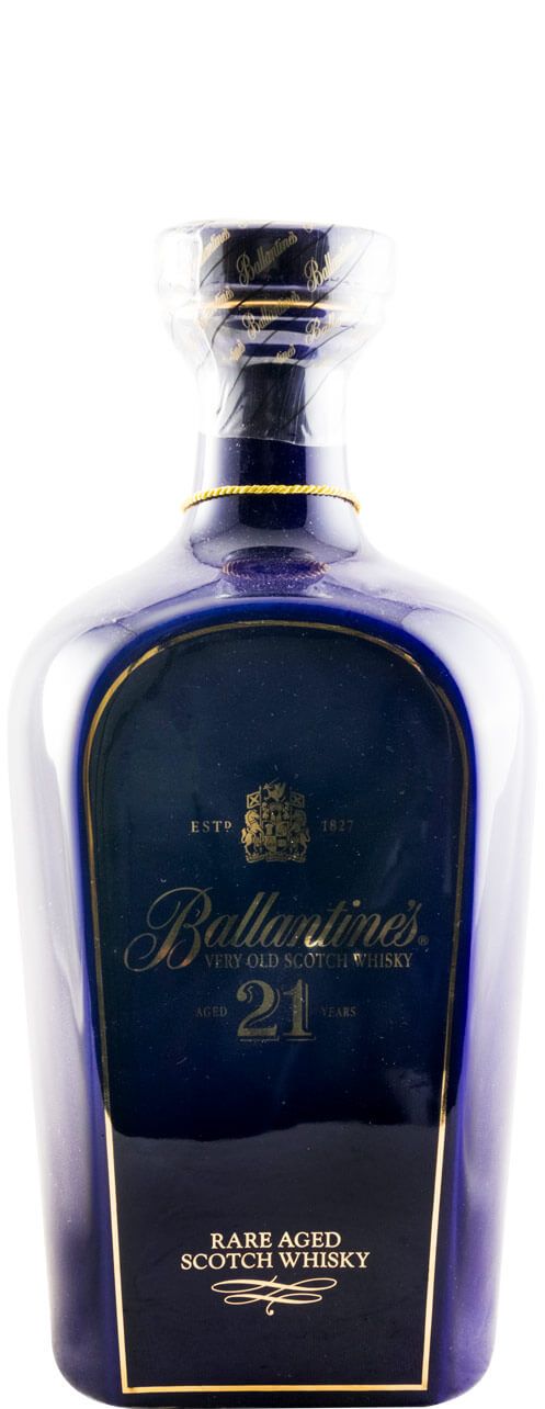 Ballantine's 21 years (blue ceramic bottle)
