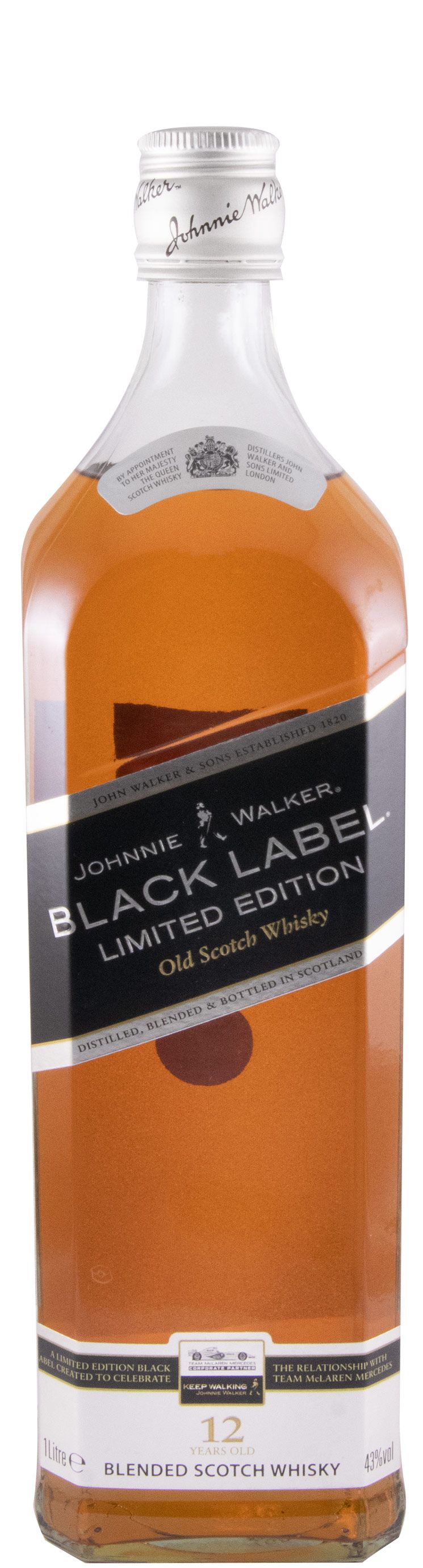 Johnnie Walker Black Label Vodafone McLaren Mercedes Edição Limitada 12 anos 1L
