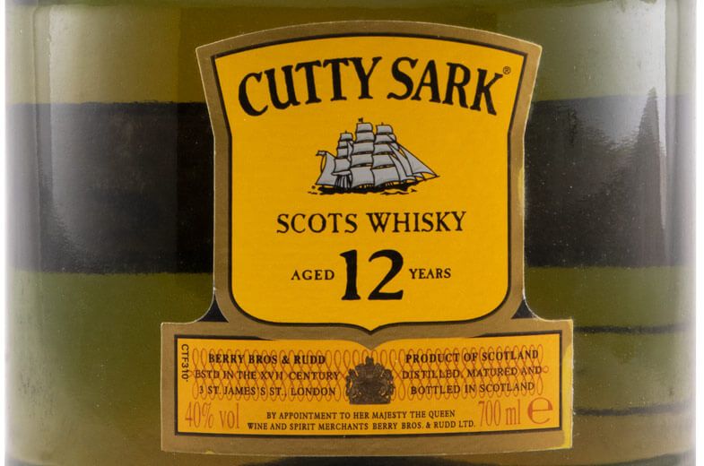 Cutty Sark 12 anos (garrafa antiga)