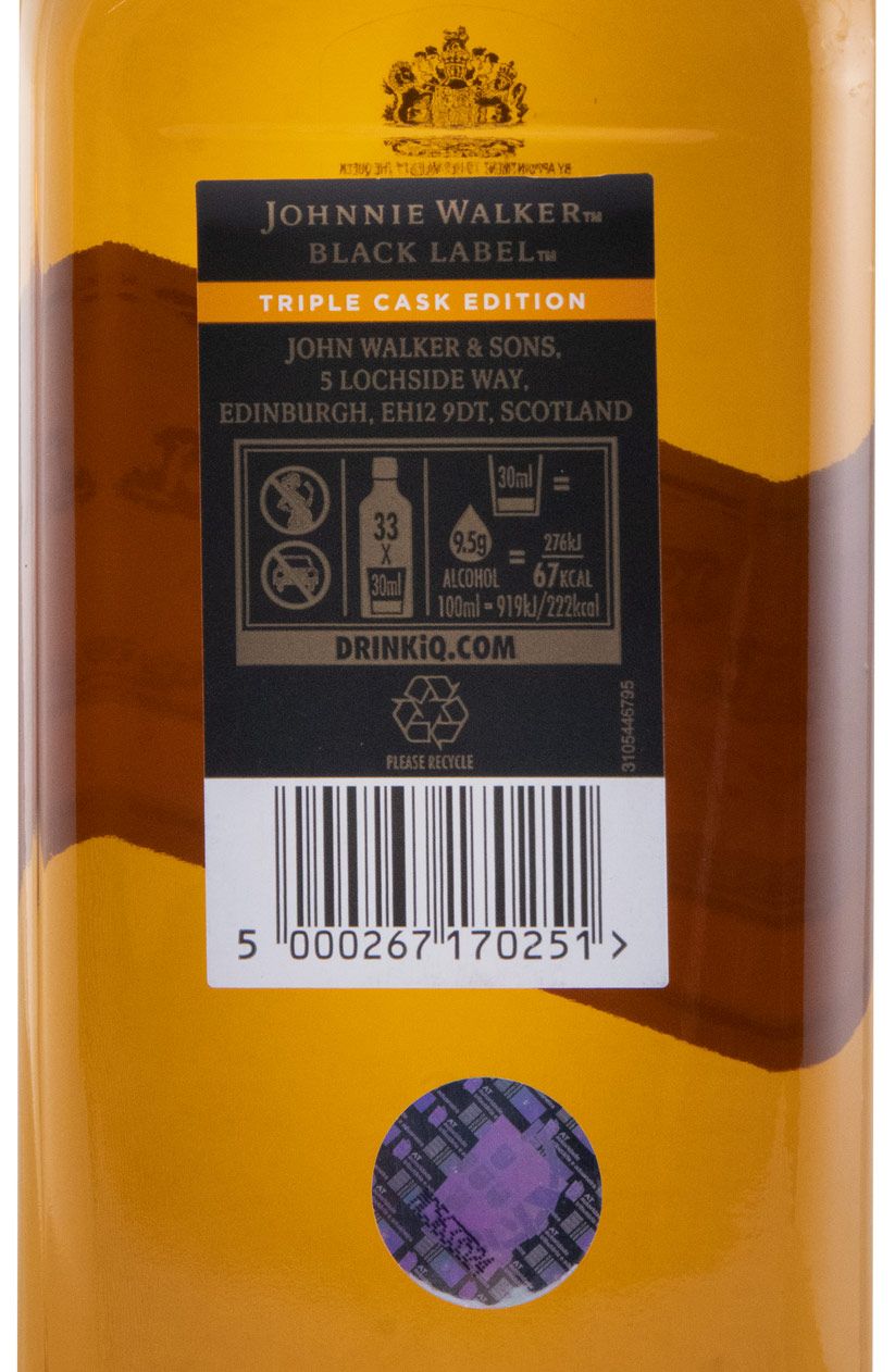 Johnnie Walker Black Label Triple Cask Edition 1L