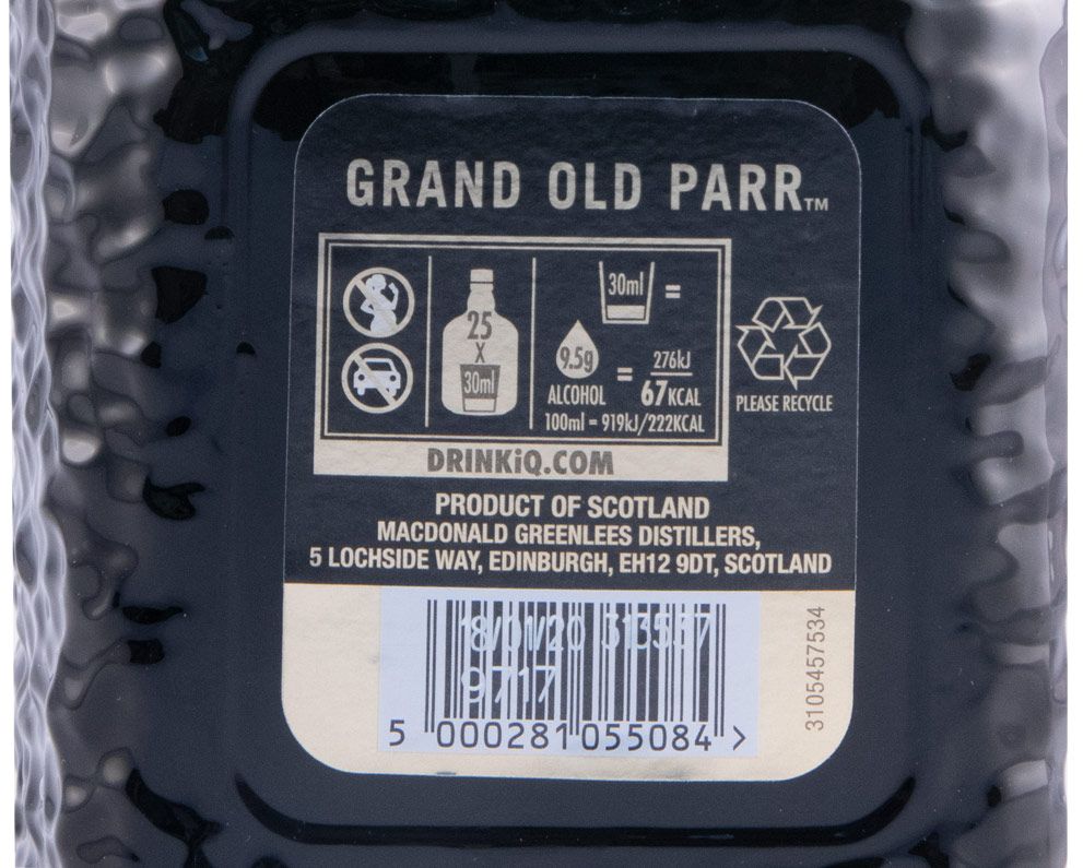 Old Parr 18 years